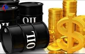 کاهش بهای جهانی نفت و طلا