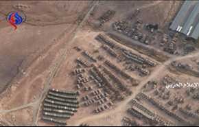 تجمع بی‌سابقۀ نیروها و تجهیزات نظامی در مرز اردن و سوریه