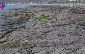 ساحل گمشده در ایرلند پس از سی سال پیدا شد+تصاویر