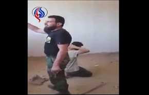 کشتن داعشی به شیوه داعش!+ویدئو