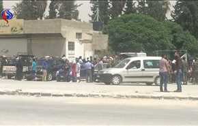 خروج عدد كبير من المسلحين مع عائلاتهم من حي القابون بدمشق