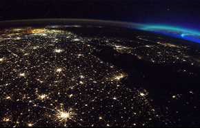 نورانی ترین کشور دنیا از نگاه ساکنین ایستگاه بین المللی فضایی
