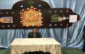 رییس مجلس شورای اسلامی پای صندوق رای در قم