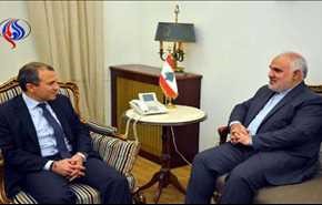 سفير ايران لدى بيروت يلتقي وزير خارجية لبنان