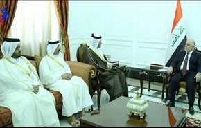 العبادي يستقبل وزير خارجية قطر في بغداد