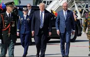 ترامب يصل الى بروكسل في أول زيارة للحلف الاطلسي والاتحاد الاوروبي