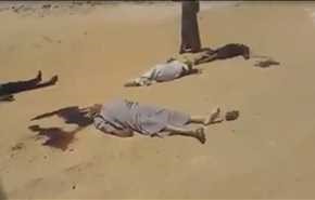 ویدیو ... تصاویر تکان دهنده از کشتار امروز مسیحیان مصر
