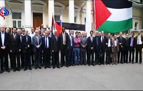 بالفيديو.. وقفة تضامنية في موسكو دعما للاسرى الفلسطينيين