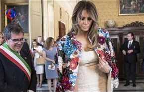جنجال لباس 51 هزار دلاری همسر ترامپ درایتالیا