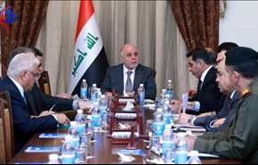 العبادي يناقش مع وزرائه سير المعارك في أيمن الموصل