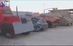 شاهد ... الأمن العراقي ينشر فيديو لمدرعات 