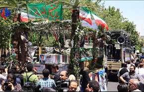 تشییع پیکر شهدای حادثه تروریستی تهران