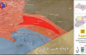 پایان داعش با ورود ارتش سوریه به مرز عراق + نقشه
