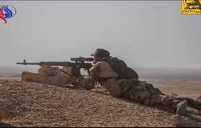 الحشد يصد تعرضا لداعش على قضاء الحضر جنوب الموصل