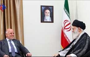 قائد الثورة الاسلامية يستقبل رئيس الوزراء العراقي