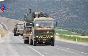 استقرار نیروهای ترکیه در مرز سوریه