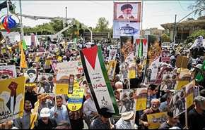 مسيرات حاشدة في ايران والعالم الاسلامي بذكرى يوم القدس العالمي