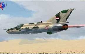 سلاح الجو السوري يفتك بارهابيي 