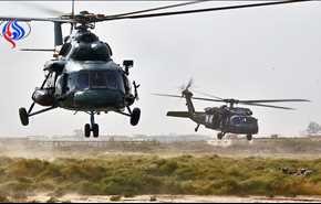 بالفيديو.. سبع طائرات هيليكوبتر تهبط في مواقع 