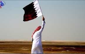 شاهد.. سعودي حاول إسقاط علم قطر.. هذا ما حصل له!!