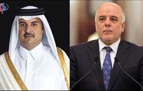 أمير قطر للعبادي: تحرير الموصل انتصار لكل العرب وفرحة دائمة للعراق