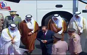 فيديو.. تدشين قاعدة عسكرية جديدة بمصر بحضور امراء الجبهة المعادية لقطر!
