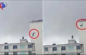 فيديو.. مصرع طالبة سقطت من سطح مبنى أثناء تدريب رياضي