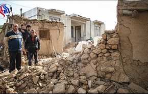 سقوط جرحى جراء زلزال ضرب بلدة ناغان غرب ايران