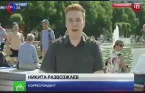 بالفيديو.. هجوم مؤلم على مراسل روسي في بث مباشر