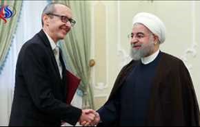 الرئيس روحاني: ايران ترحب بتعزيز العلاقات مع اوروبا