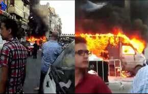 شاهد..ممازحة بين شخصين في دمشق تنتهي باحتراق سيارات