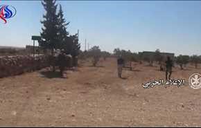 فيديو يوثق سيطرة الجيش السوري على عدد من قرى بلدة عقيربات