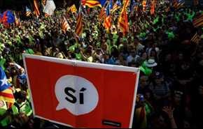 مسيرة حاشدة للانفصاليين في برشلونة قبل الإستفتاء