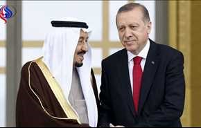 أردوغان والملك سلمان يبحثان قضايا المنطقة