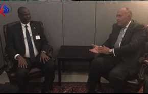 سامح شكري: مصر تدعم جنوب السودان من أجل تحقيق الأمن والاستقرار