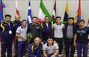 إيران في المركز الثالث في بطولة العالم للمصارعة الرومانية للقوات المسلحة
