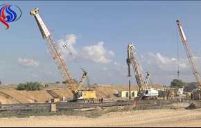 الاحتلال يعلن استكمال بناء المقطع الأول من العائق شمالي غزة