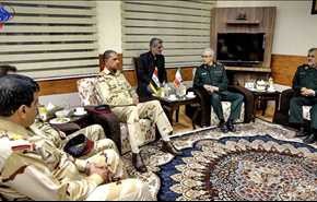 إجتماع هام بين رئيسي أركان الجيشين الايراني والعراقي