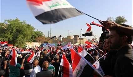 متظاهرون يحاصرون البعثة الدبلوماسية التركية في بغداد+فيديو وصور