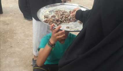 شاهد بالصور كيف تتم خدمة زوار الإمام الحسين (ع)