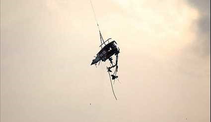 9 survivors in helicopter crash in Chitgar Lake