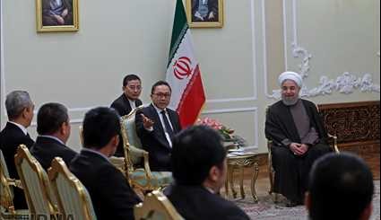 Iran President Met Indonesian Head of People's Consultative Assembly