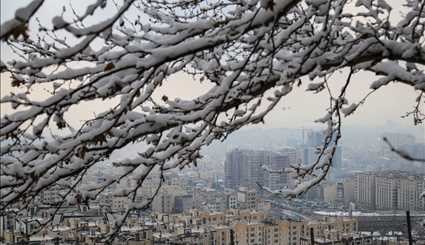 Snow blankets Iran