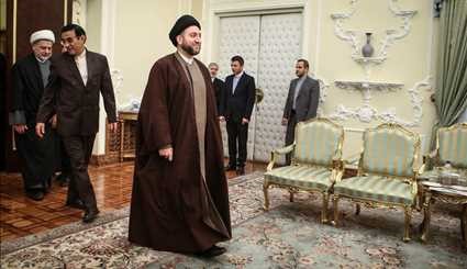 دیدار رییس ائتلاف ملی عراق با رئیس جمهور | تصاویر