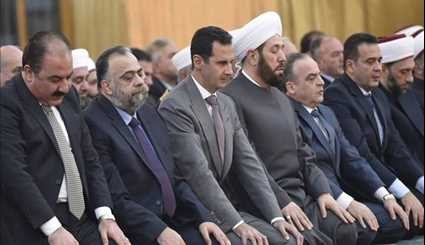 President al-Assad Attends Marking Prophet Muhammad Birth Anniversary