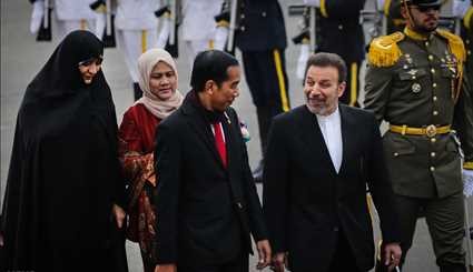 رییس جمهور اندونزی و همسرش در تهران +عکس