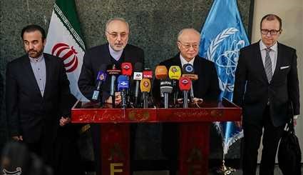 IAEA’s Amano in Tehran for Talks on JCPOA Implementation
