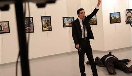 کشته شدن سفیر روسیه در آنکارا | تصاویر