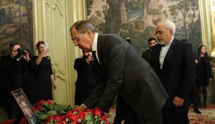 Zarif pays tribute to assassinated Russian amb.