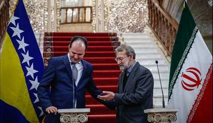 Larijani meets with Bosnian counterpart